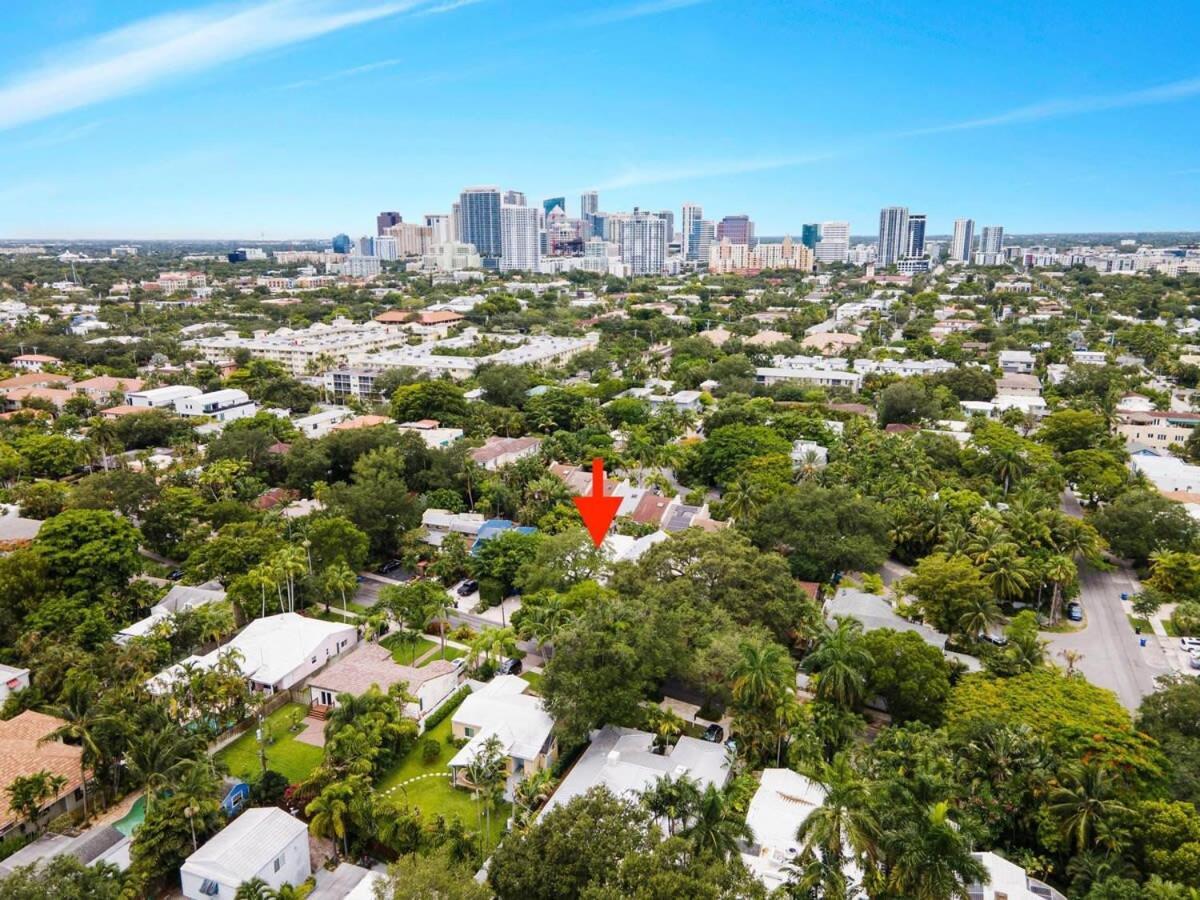 Charming 2 Bedroom Apartment In Victoria Park Fort Lauderdale Kültér fotó