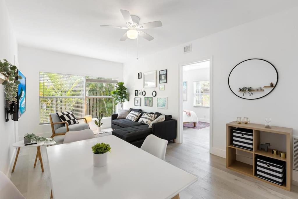 Charming 2 Bedroom Apartment In Victoria Park Fort Lauderdale Kültér fotó